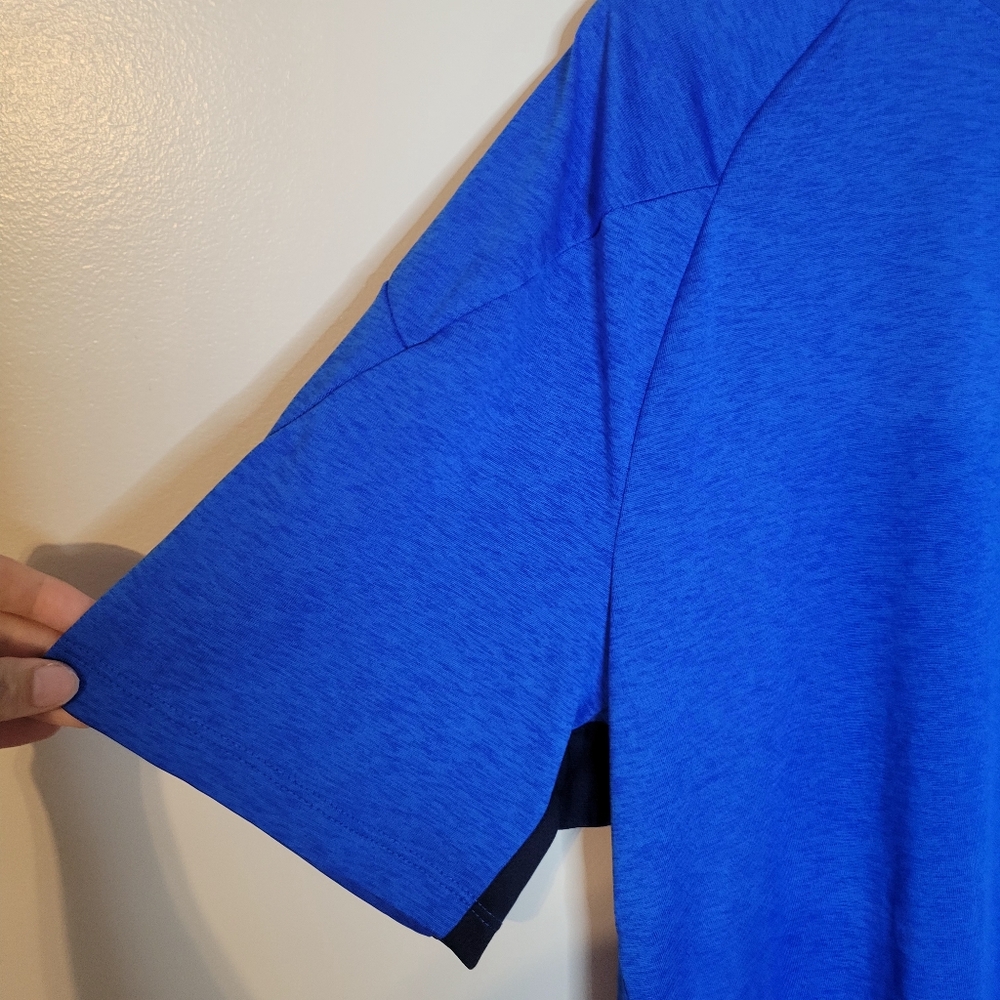 Russell Training Fit Blue Breathable shirt - Picture 3 of 5
